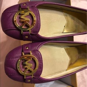 Women’s Michael Kors Leather pomegranate slip one